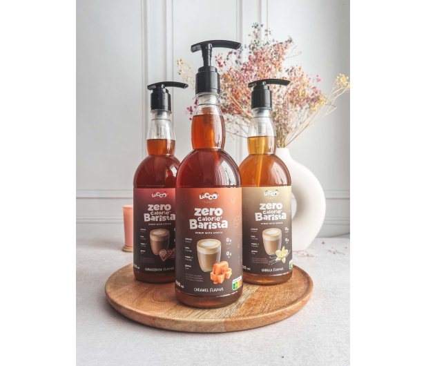LOCCO 0 kcal syrop Barista ze stewią o smaku Orzechowym - 1503780 - zdjęcie 6